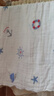 洁丽雅纯棉6层纱布小毛巾3条卡通海洋印花童巾口水巾新生婴儿洗脸洗澡巾 实拍图