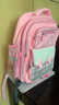 靓宝宝2025新款女孩双肩包三到六减负护脊背包一年级书包小学生儿童超轻 大号粉色(适合3-6年级) 小学 实拍图
