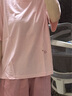 安之伴【巨凉感】睡衣女夏季2025新款纯棉短袖套装夏天休闲可外穿家居服 豆沙(100%精梳纯棉) S 实拍图