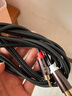 秋叶原（CHOSEAL）发烧级双莲花头单晶铜音频线 2RCA红白公对公 电视DVD电脑接音响箱功放连接线 3米 QS9910T3 实拍图