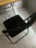 帅力折叠椅子 塑料便携休闲靠背餐椅 展会办公培训会议椅凳黑SL8347 实拍图