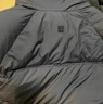 森马[轻松羽绒系列]三防羽绒服男冬季情侣纯色外套上衣 黑色（灰鸭绒） L 实拍图
