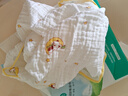 全棉时代婴儿纱布浴巾春夏四季宝宝新生儿吸水洗澡巾成人可用儿童毛巾 【六层柔纱】快乐熊猫 95*95cm 实拍图