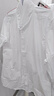 罗蒙（ROMON）纯色商务职业正装男士白衬衫工装外套长袖衬衣男CS108白色2XL 实拍图