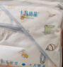 十月结晶婴儿抱被宝宝纯棉襁褓初生新生儿包被四季 夏日海岸（春秋款-夹棉） 实拍图