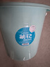 茶花（CHAHUA）水桶手提式带盖储水桶pp材质加厚学生宿舍家用洗衣洗车钓鱼水 带盖水桶浅蓝色 17L 1个 实拍图