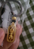 潮宏基传家宝金刚杵古法黄金项链可转动吊坠送女友送妈妈生日礼物U 计价 5.95g 绳长约60cm 实拍图