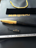 英雄（HERO）【10K金笔】1000钢笔经典暗尖钢笔商务学生练字笔硬笔书法笔签字笔生日礼物可定制钢笔 黑杆金帽10K金笔（约0.5mm） 实拍图
