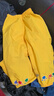 牧萌儿童雨衣分体套装男女童幼儿园防水雨裤宝宝雨披 黄恐龙套装 S 实拍图