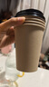 京东京造咖啡杯 一次性杯子纸杯 加厚防烫热饮杯奶茶杯水杯430ml【20套】 实拍图