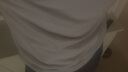 续点 短袖t恤男 纯色运动夏季休闲紧身圆领白色修身男士高端户外T恤 花灰色 M（90-118斤左右） 实拍图