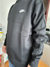 耐克（NIKE）卫衣男装 2025秋冬季新款运动休闲服针织长袖外套舒适圆领套头衫 主推/黑色/加绒/晒图退5 M (170/88A) 实拍图