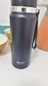 天喜（TIANXI）保温杯男士大容量便携泡茶杯商务水杯保温瓶316不锈钢保温杯子 商务黑 800ml 实拍图