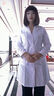 迪塞雅医生白大褂长袖护士服修身白大衣医用女工作服实验药店房工衣定制 纯白有腰带（女款长袖） M 实拍图