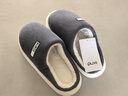 朴西棉拖鞋室内家用2024冬季保暖包跟厚底防水防滑月子鞋女加绒加厚 太空灰 42 【42-43】 实拍图