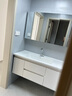 浴美优品实木浴室柜陶瓷一体盆卫生间洗手洗脸盆柜组合洗漱台镜柜奶油风 L16吊柜110cm普通镜柜+陶瓷盆 实拍图
