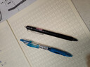 百乐（PILOT）彩色按动可擦笔中性笔子弹头签字笔学生文具书写刷题水笔办公 LFBK-23EF 0.5mm蓝黑 实拍图
