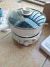 苏泊尔（SUPOR）电煮锅 电火锅 电热锅 2.5L小电锅1-2人分体式电炒锅 宿舍多功能锅蒸煮煎炒锅 配蒸笼 CJ21R860 实拍图