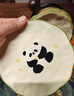 尊慕斯熊猫陶瓷吐骨碟家用食品级可爱创意餐桌高颜值点心甜品水果盘子 熊猫吐骨碟套装【1架6碟】 实拍图