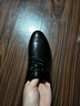 海澜之家HLA皮鞋男士商务休闲秋冬德比正装鞋子男H135/H171 黑色42 实拍图