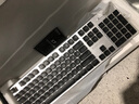 前行者X7S无线键盘鼠标套装真机械手感键盘可充电静音台式笔记本电脑电竞游戏办公打字通用蓝牙键鼠外设 黑色蓝光【蓝牙双模键鼠套装】可连接手机平板 实拍图