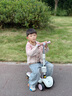 永久儿童滑板车1-12岁宝宝可坐滑滑车男女孩可折叠三轮加宽更稳更安全 实拍图