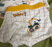 爱贝迪拉（AIBEDILA）男童内裤儿童平角棉短裤大童小童男孩四角宝宝小孩底裤全棉夏薄款 工程车队-4条【A类纯棉7A抗菌】 100 cm体重15-25斤【A类标准】 实拍图