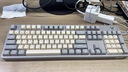 雷柏（Rapoo）V500PRO米灰升级款 104键有线背光机械键盘 PBT双色键帽电脑办公游戏全键无冲可编程键盘 红轴 实拍图