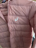 亚瑟士亚瑟士童装25年冬季儿童柔软舒适三防轻薄保暖羽绒服【高充绒量】 粉色 清洁度1000-鸭绒 150 充绒量88.5g 实拍图