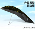 馗龙电动电瓶车雨棚蓬新款可折叠拆卸防晒专用挡雨遮阳伞摩托车防雨棚 加长黑胶 黑色 金色羽毛 单伞 实拍图