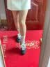 FILA斐乐水舞鞋丨德训鞋女鞋运动鞋薄底足球风休闲鞋黑色鞋子 实拍图