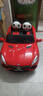 诺天使儿童电动车四轮四驱汽车可坐双人遥控充电男女小孩玩具幼儿大童车 红四驱+遥控+12V7大电瓶皮座软轮 实拍图