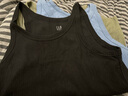 GAP女装2025春季新款基础款打底背心弹力多色舒适美版上衣723645 黑色 M 美码  XL亚洲码170/96A 实拍图