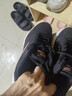 安踏女鞋运动鞋子女士春季款皮面防泼水减震轻便软底跑步休闲旅游鞋 【皮面防泼水神器】黑-10 39 实拍图