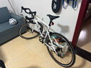 坎普（CAMP）RADON 公路车铝合金顺泰18变速单车圈刹运动赛车碳纤维前叉自行车 白银色 18速 500码 实拍图