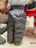 巴拉巴拉婴儿羽绒裤男童长裤女童裤子保暖裤宝宝高腰冬季 灰色调00322 100 实拍图