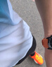 Saucony索康尼彭于晏同款胜利22跑步鞋男缓震舒适慢跑鞋桔深灰42 实拍图