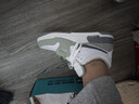 aj312鞋子男板鞋新款莆田青少年学生休闲女防滑耐磨运动篮球鞋子 aj312白色【送蓝盒三件套】 44 (270mm) 实拍图