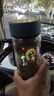 富光 男女士双层玻璃杯 高硼硅泡茶杯 茶水分离水杯带茶隔杯子500ml 实拍图