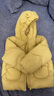 巴拉巴拉童装儿童羽绒服男童女童冬装厚款连帽外套立体造型可爱萌 深土黄30819（白鸭绒） 110 cm（充绒量82g） 实拍图