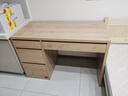 全友家居 小户型简易学习书桌带收纳柜方桌子家用电脑桌办公桌 实拍图