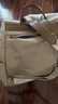 袋鼠【袋鼠正品】防盗包包2025新款女包时尚休闲百搭多功能双肩包背包 卡其色（送手包礼袋） 大号【高36*宽35*厚16】 实拍图