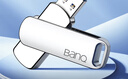 banq 128GB USB3.2 Gen1 U盘 F61高速版 全金属电脑车载两用优盘360度旋转 移动商务大容量upan防震 实拍图