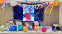 仕彩 生日气球装饰定制电视背景墙儿童女宝宝周岁宴场景布置 小猪佩奇 实拍图