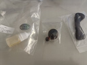 彩荷红牦牛角佛头雕刻三通盘龙六字真言莲花藏式佛头星月金刚菩提配饰 雕刻盘龙【直径22-24mm】 实拍图