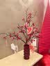 赟娅仿真假花喜庆红果结婚婚房订婚房间布置客厅家居电视柜装饰品摆件 红色竹节花瓶+红果+喜字摆件【含挂件】 实拍图