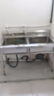 商用不锈钢水槽单双槽水池厨房洗碗洗菜盆一体池饭店食堂洗手池 双池:120X60X80cm【加厚款全套】 实拍图