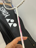 YONEX尤尼克斯羽毛球拍天斧进攻高磅全碳素进阶AX10白粉红已穿线附手胶 实拍图