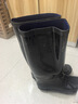 回力雨鞋男士款时尚雨靴水鞋靴户外防水防滑耐磨HL838高筒黑色39码 实拍图