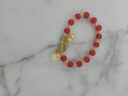 新款好事花生手链女生红玛瑙和田玉手串小众设计高级轻奢 花生手链1条装 无规格 实拍图